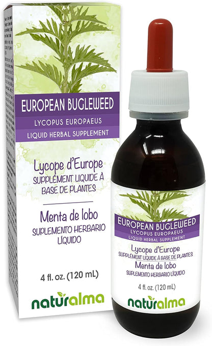 Naturalma European Bugleweed (Lycopus europaeus) Alcohol-Free Tincture - 120 ml