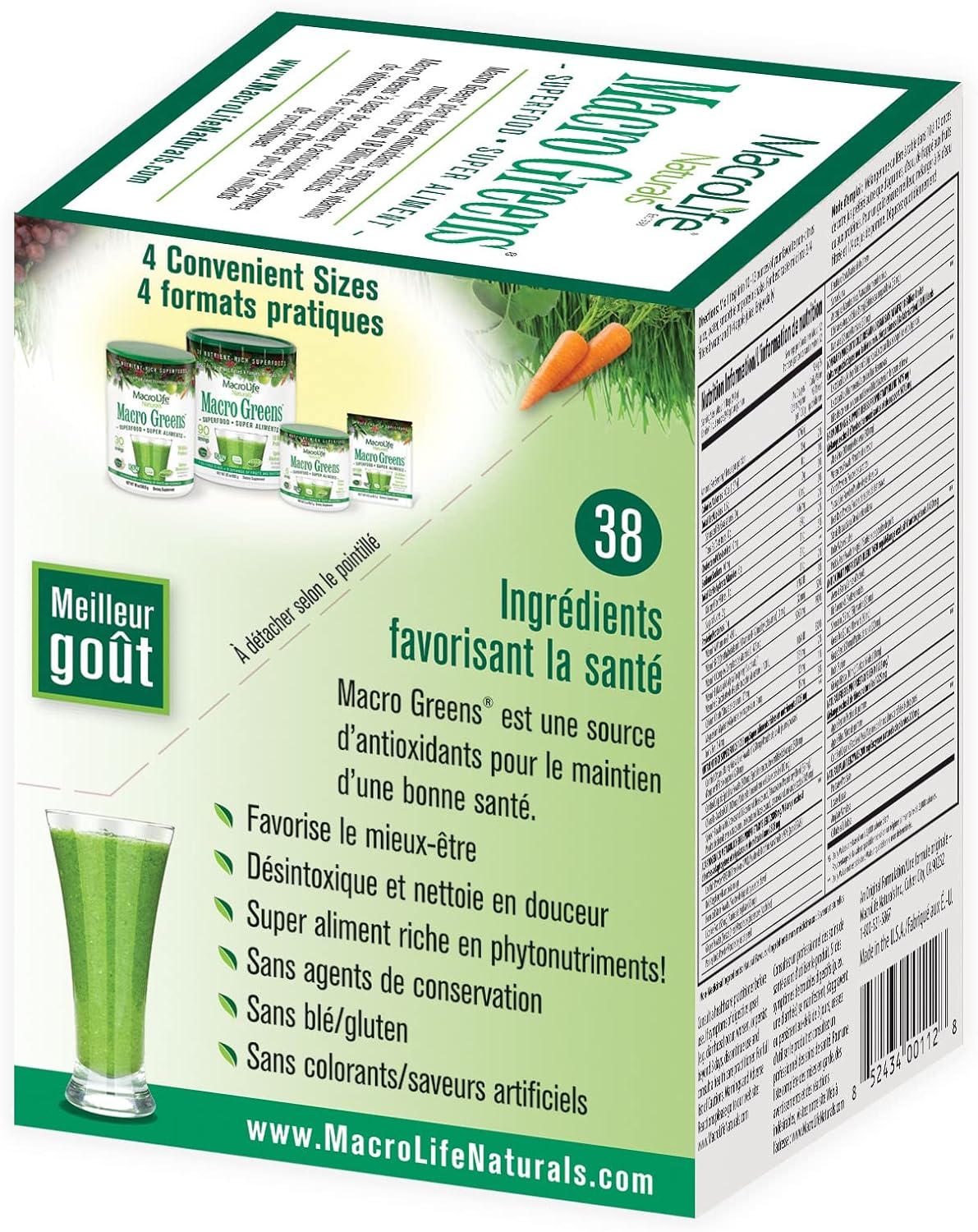 MacroLife Naturals Macro Greens Superfood – Immune Defence: The blend of antioxidants from superfoods like – Image 8