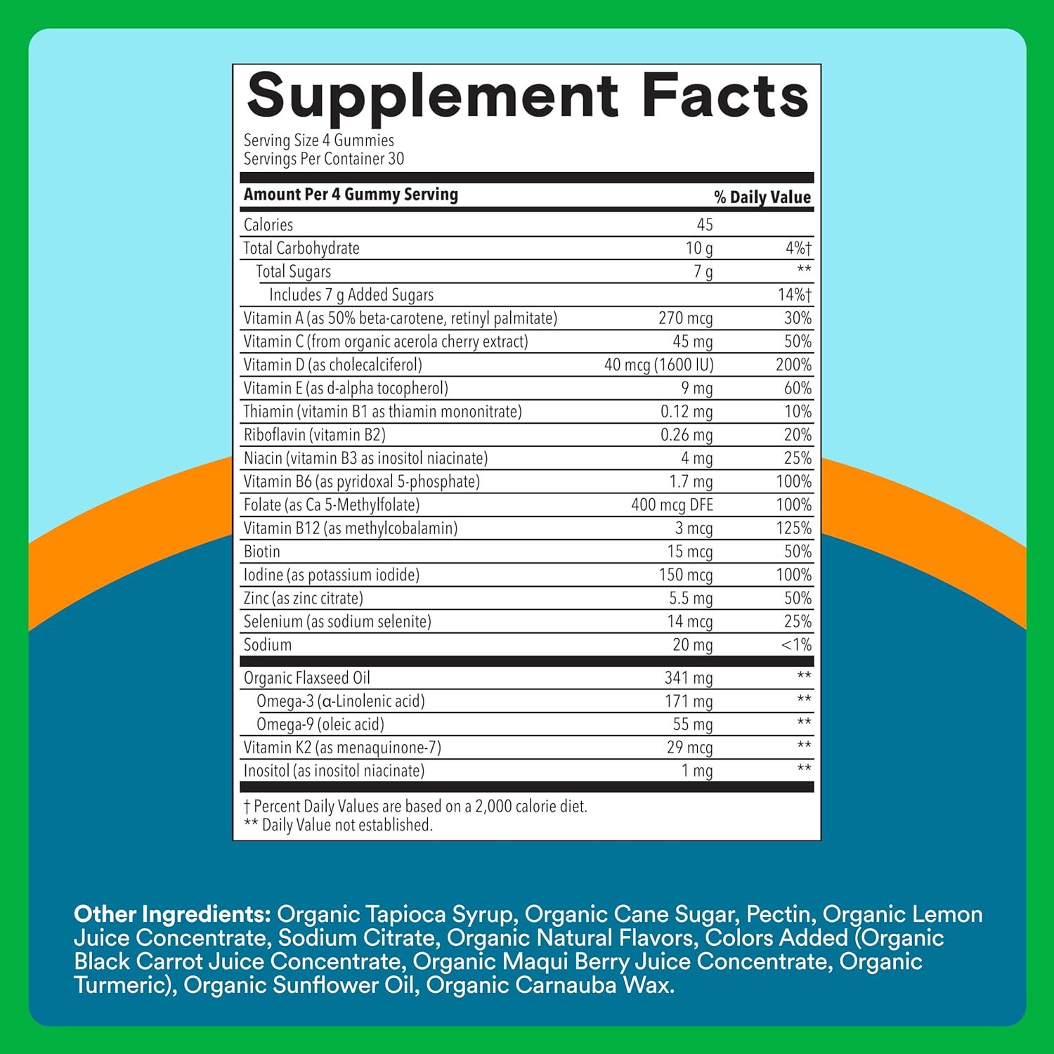 SmartyPants Men's Multivitamin Organic Gummies – 120 (30-Day Supply) - görsel 3