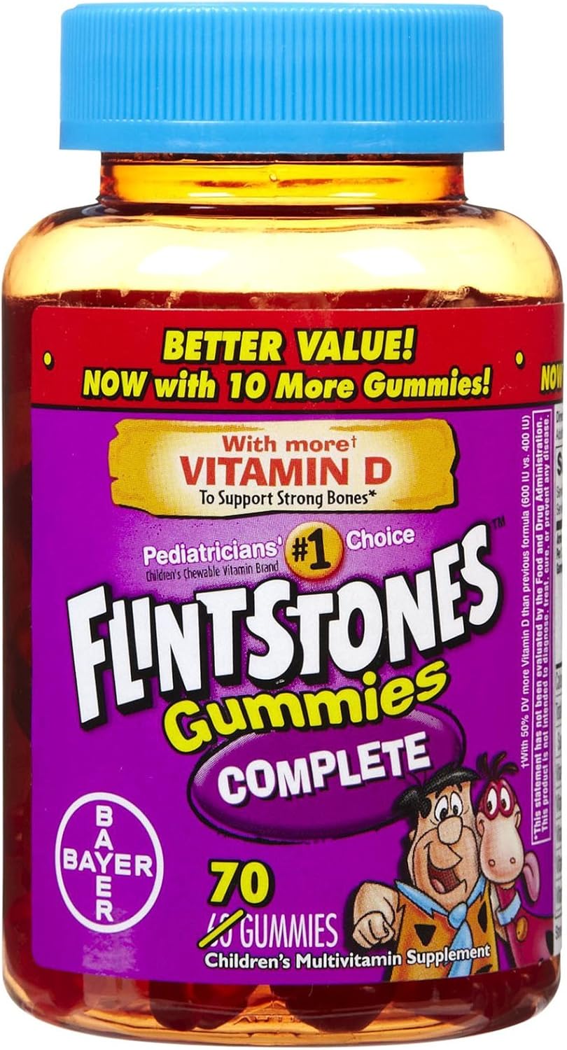 Flintstones Gummies, Complete, 70 gummies (Pack of 3) - görsel 1