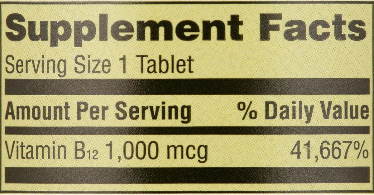 Vitamin B12 1000mcg Timed Release Tablets, 60 Tablets - görsel 6