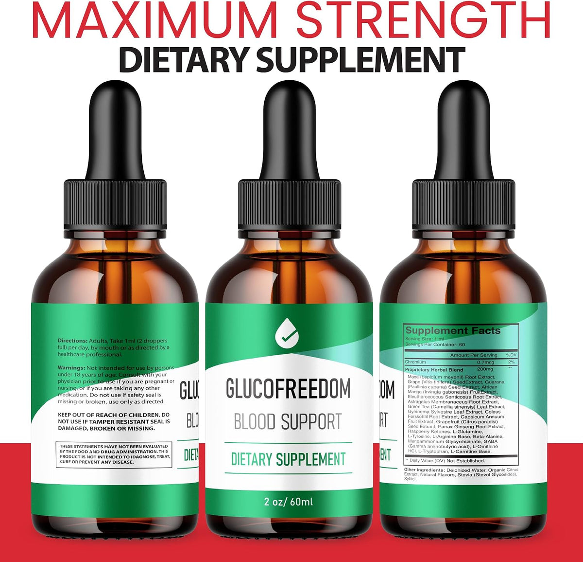 GlucoFreedom Drops - Official Formula (3 Pack) - görsel 6