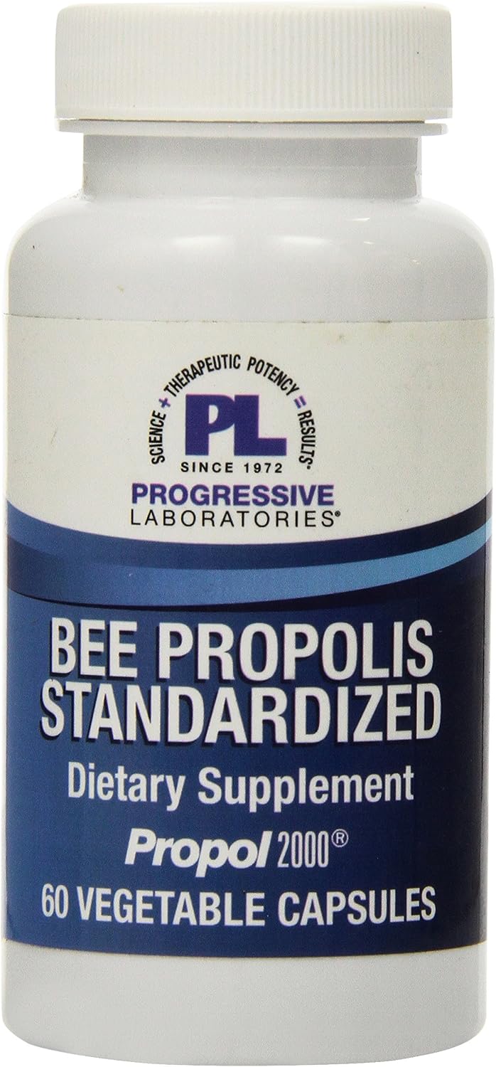 Progressive Labs Bee Propolis Standardised Supplement, 60 Capsules - görsel 1