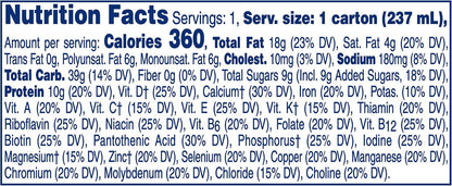 Boost Kid Essentials 1.5 Nutritional Drink, Balanced Nutritional Drink, Ready to Drink Nutrition Beverage, Children's Nutrition Shake, High Calorie Nutrition Drink, Vanilla Vortex, 237 ml (Pack of 12)
