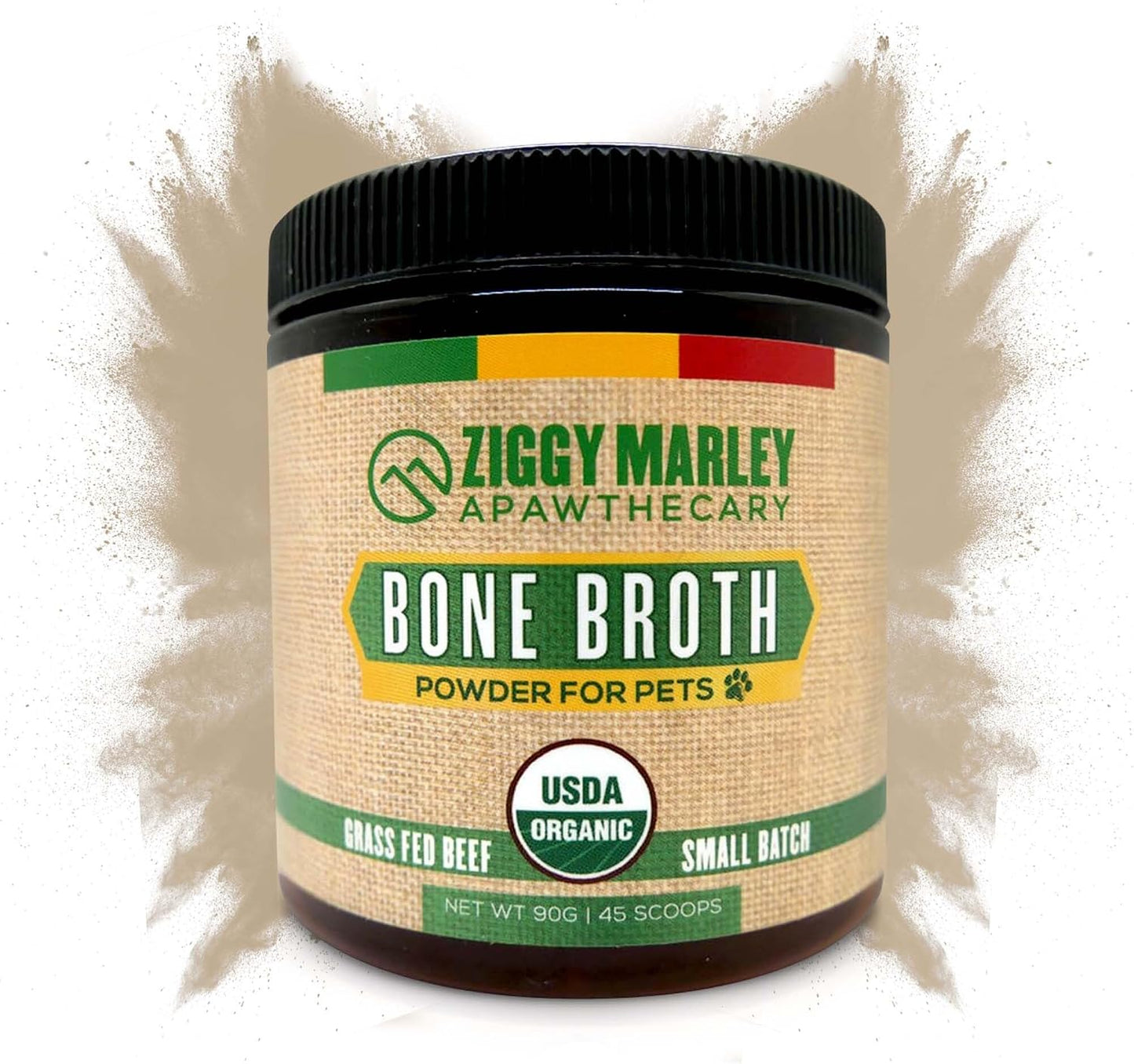 Ziggy Marley's USDA Organic Reishi Mushroom Powder for Dogs & Cats – Fruiting Body Extract, 90g - görsel 7
