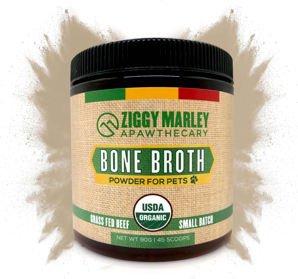 Ziggy Marley's USDA Organic Reishi Mushroom Powder for Dogs & Cats – Fruiting Body Extract, 90g - görsel 7