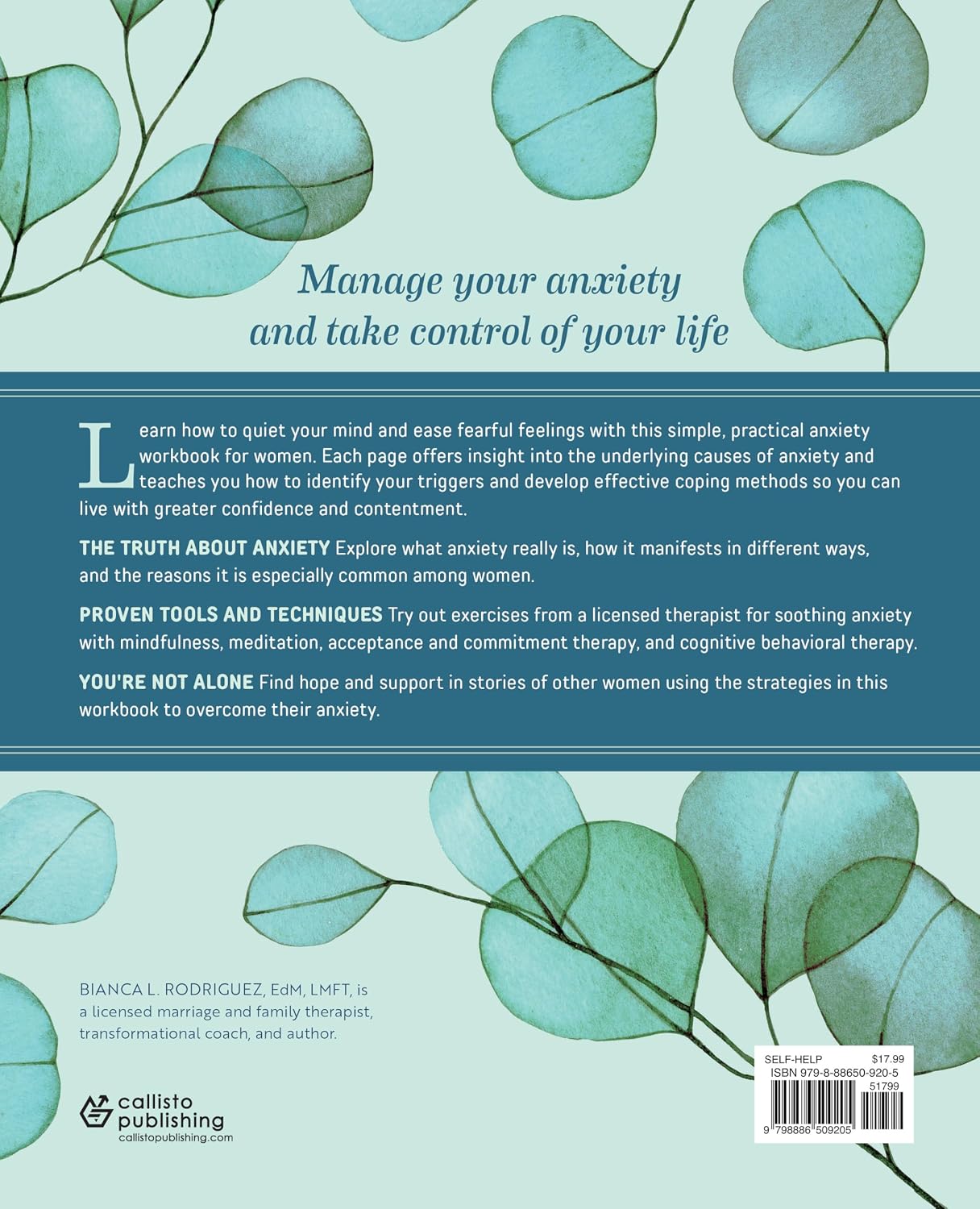 Anxiety Workbook for Women: Relieve Anxious Thoughts and Find Calm - görsel 2
