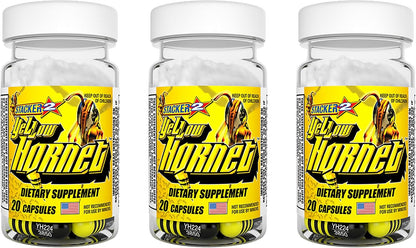 STACKER 2 Yellow Hornet (3 Pack of 20 Capsules)