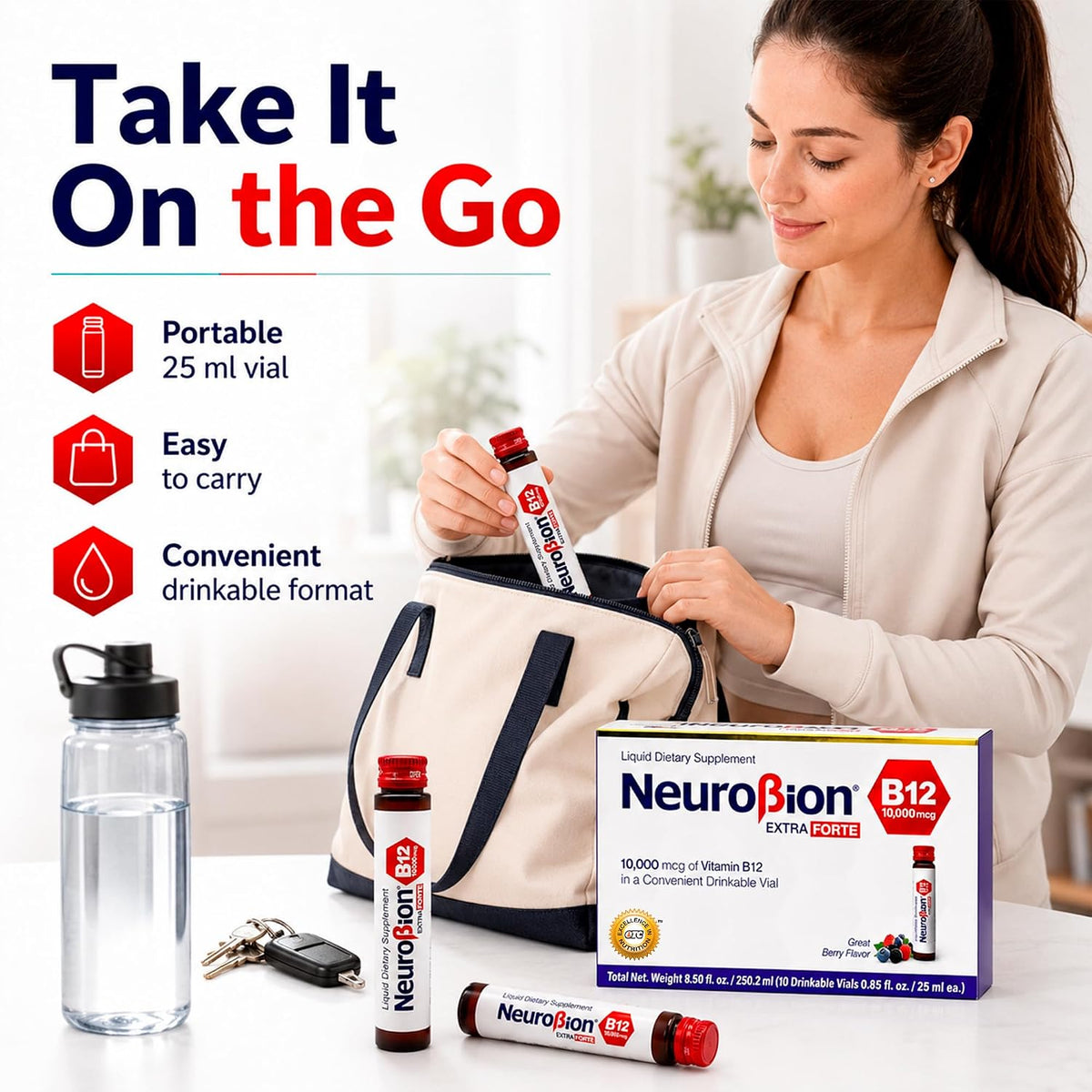 Neurobion Extra Forte B12 10,000 mcg Liquid Food Supplement - görsel 8