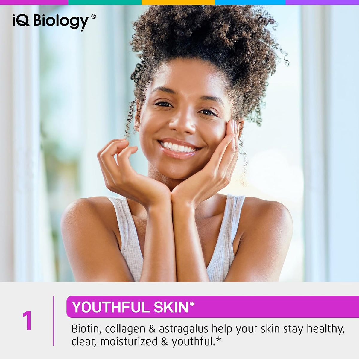 IQ Biology Liquid Biotin 5000mcg with Collagen, Keratin & Hyaluronic Acid – Hair, Skin & Nails Supplement – 60 ml - görsel 5