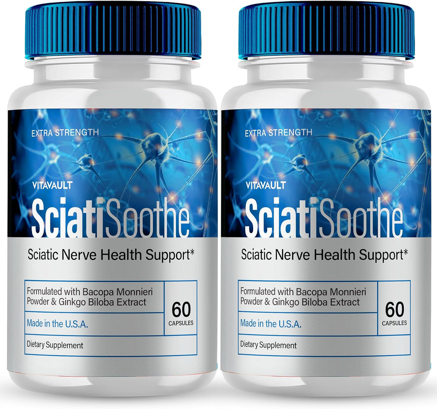 SciatiSoothe for Sciatica Capsules – Advanced Nerve Support Formula (2 Pack) - görsel 1