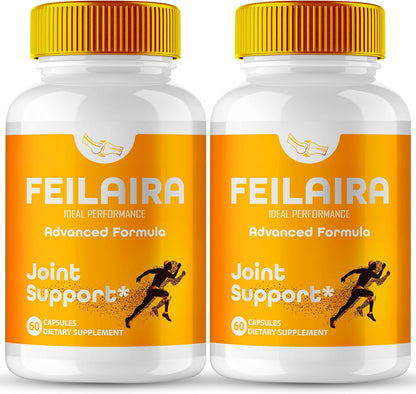 Feilaira Capsules, Official Feilaira Supplement for Joint Support - Maximum Strength All-Natural Formula to Strengthen Bones, Improve Movement & Enhance Flexibility (2 Pack)