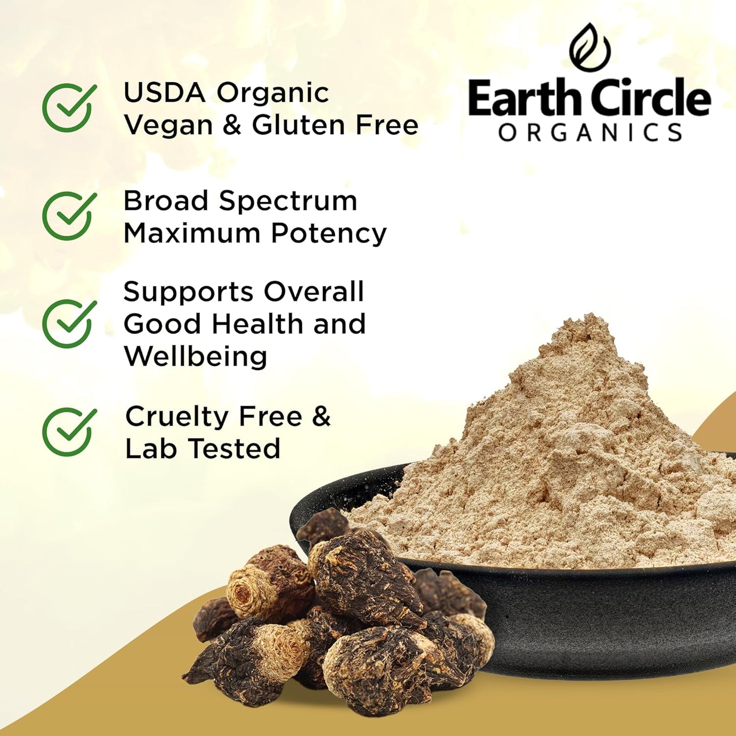 Earth Circle Organics Organic Black Maca Peruvian Root Powder – for Energy and Immune Support, 680g (3 x 227g bags) - görsel 2