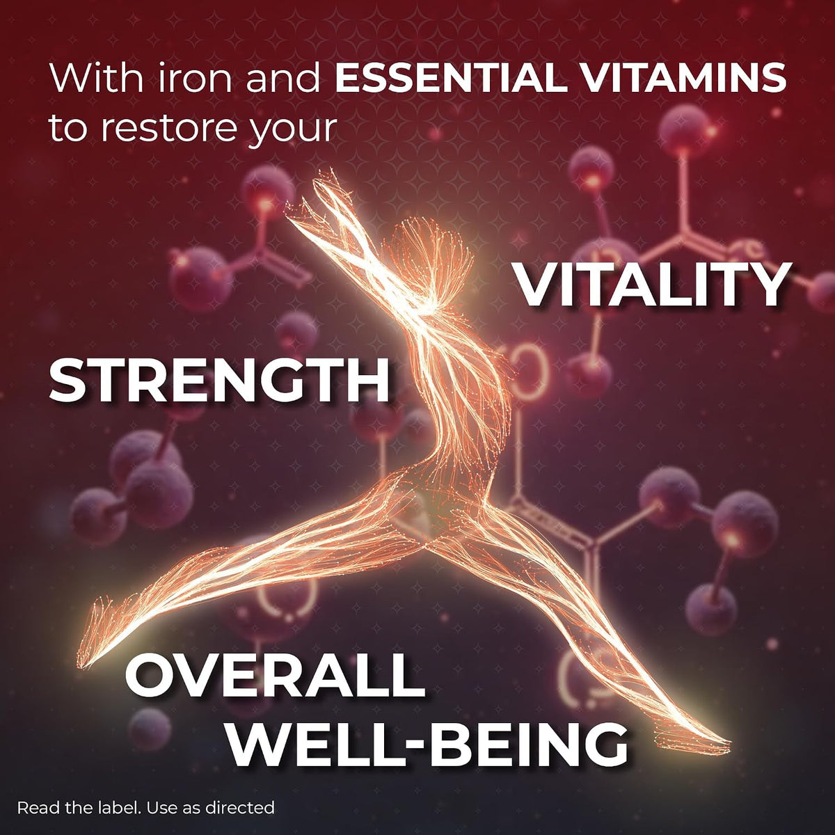 VIGORON FORTE Appetite Booster – Iron Supplement with Vitamin B Complex, B12 & Multivitamin Energy Support – 180 ml - görsel 3