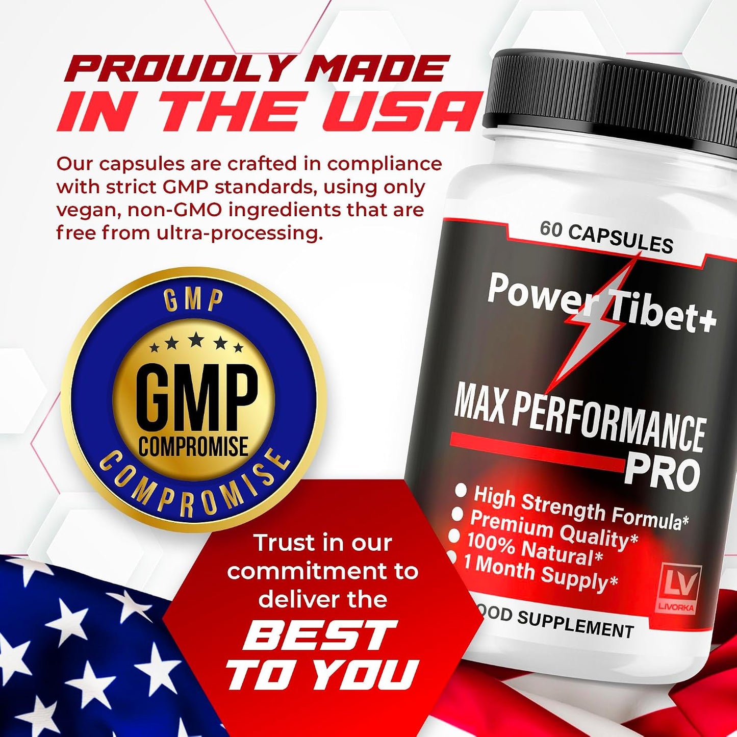 PowerTibet+ Capsules (5 Pack) - Advanced Formula Supplement, 300 Capsules - görsel 5