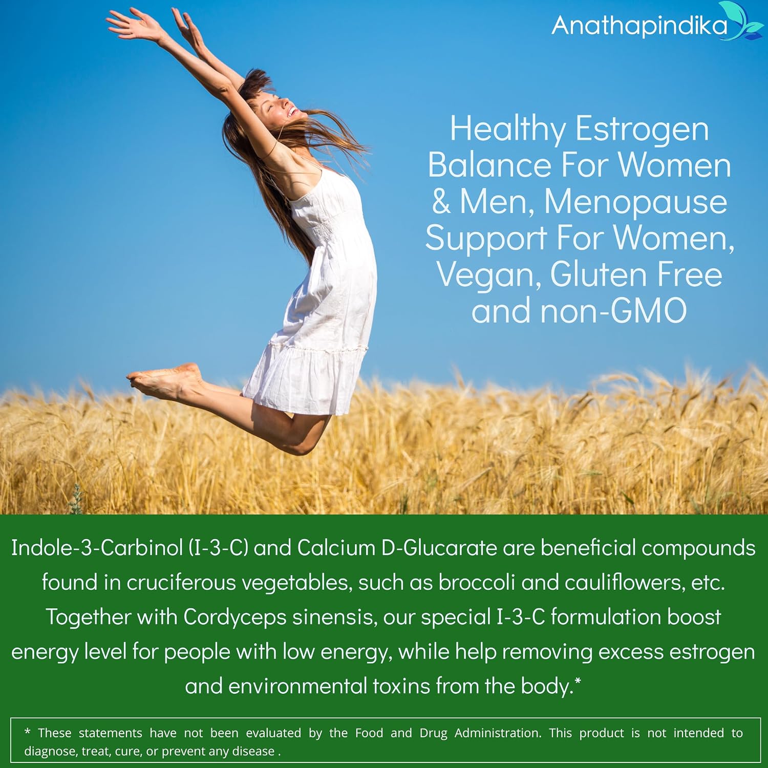 Anathapindika Super System Booster - 5-in-1 Formula with Indole-3-Carbinol, Cordyceps, Pine Bark & More - görsel 9