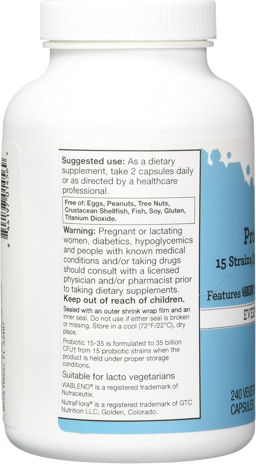 Vitacost Probiotic 15 - 35 Billion 240 Capsules - görsel 2