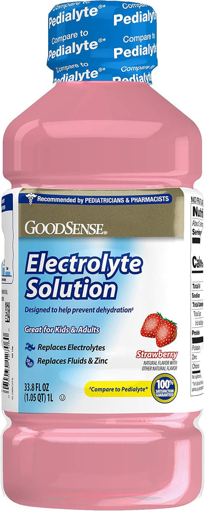 GoodSense Electrolyte Solution, Strawberry - 1 Litre