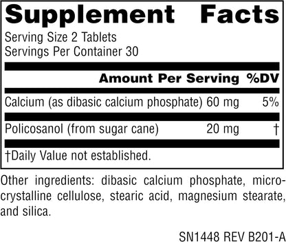 Source Naturals Policosanol 10mg, 60 Tablets