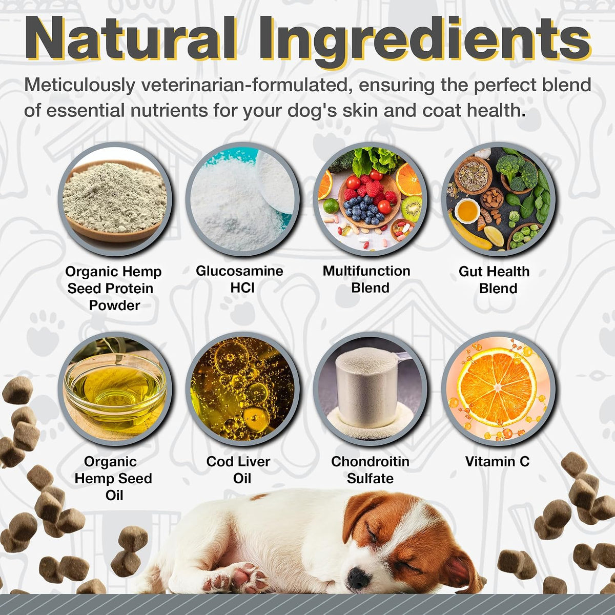 All Natural Multivitamin Soft Chews for Dogs 240 Count - görsel 4