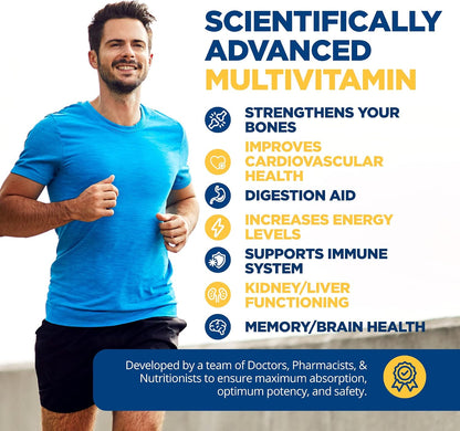 LifeSource Whole Food Multivitamin – 71 Ingredients, Probiotics, 90 Tablets