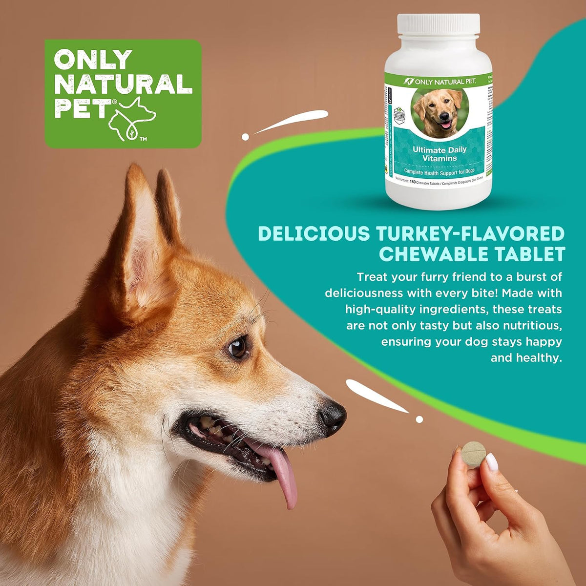 Only Natural Pet Ultimate Daily Vitamins - – Omega Fatty Acids: Contribute to a glossy coat and supple skin, while – Image 5