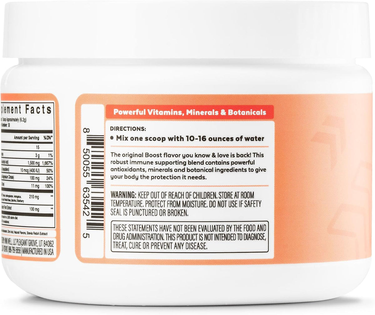 Wink Well Boost Vitamin C Powder – Immune Support & Antioxidant Drink Mix with Vitamin D3, Magnesium & Zinc (30 Servings) - görsel 3