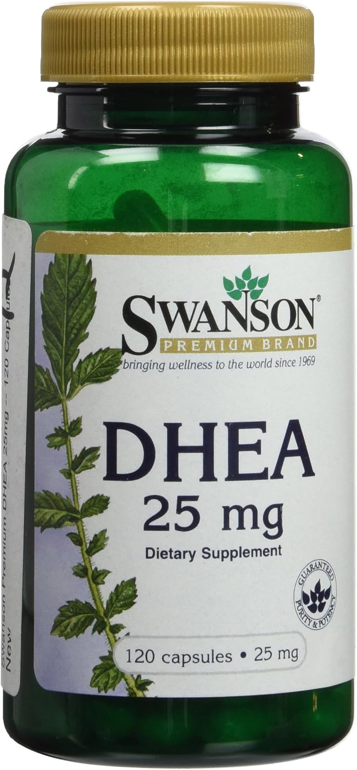 Swanson DHEA 25 mg, 120 Capsules - görsel 1