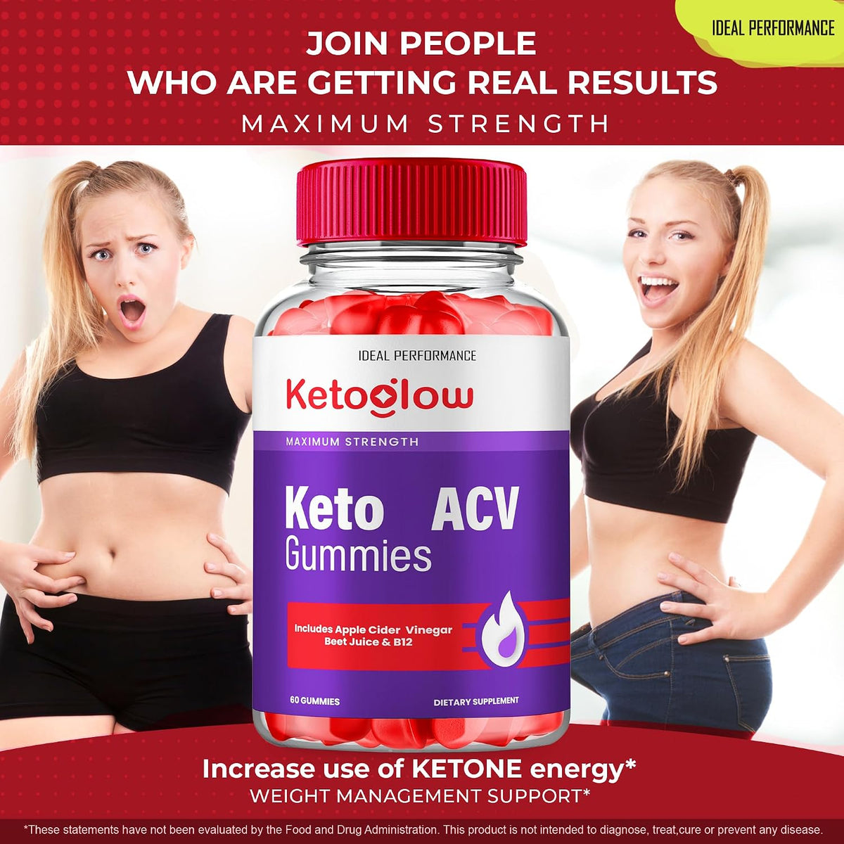 Keto Glow ACV Gummies – Maximum Strength, All-Natural Support Formula (3 Pack) - görsel 7