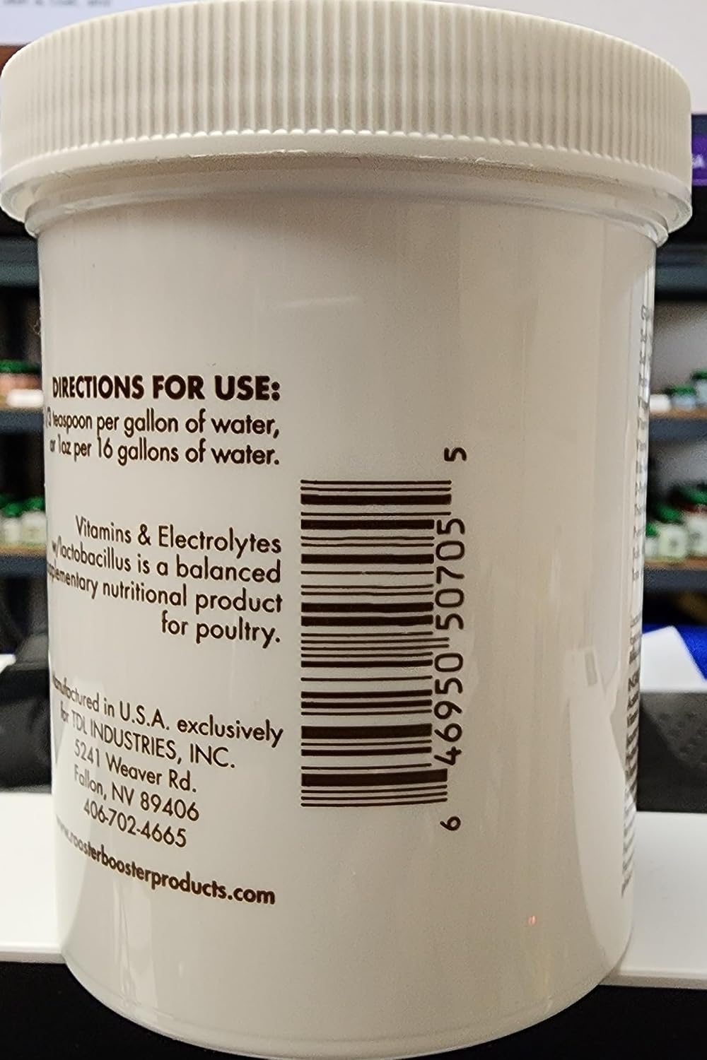 Rooster Booster Vitamins and Electrolytes with Lactobacillus, Natural, 227 g - görsel 3