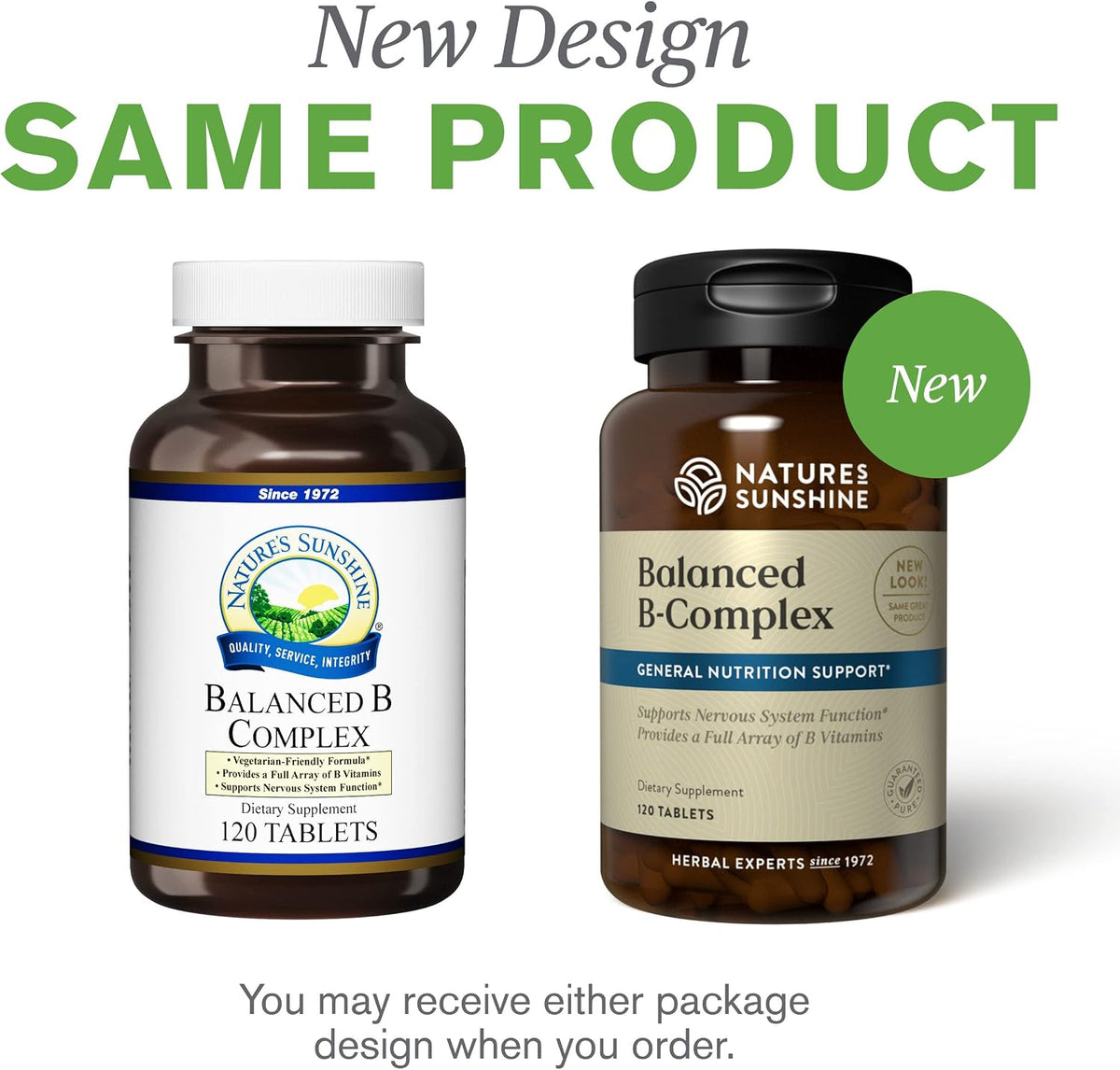 Nature's Sunshine Balanced B Complex, 120 Tablets - görsel 7