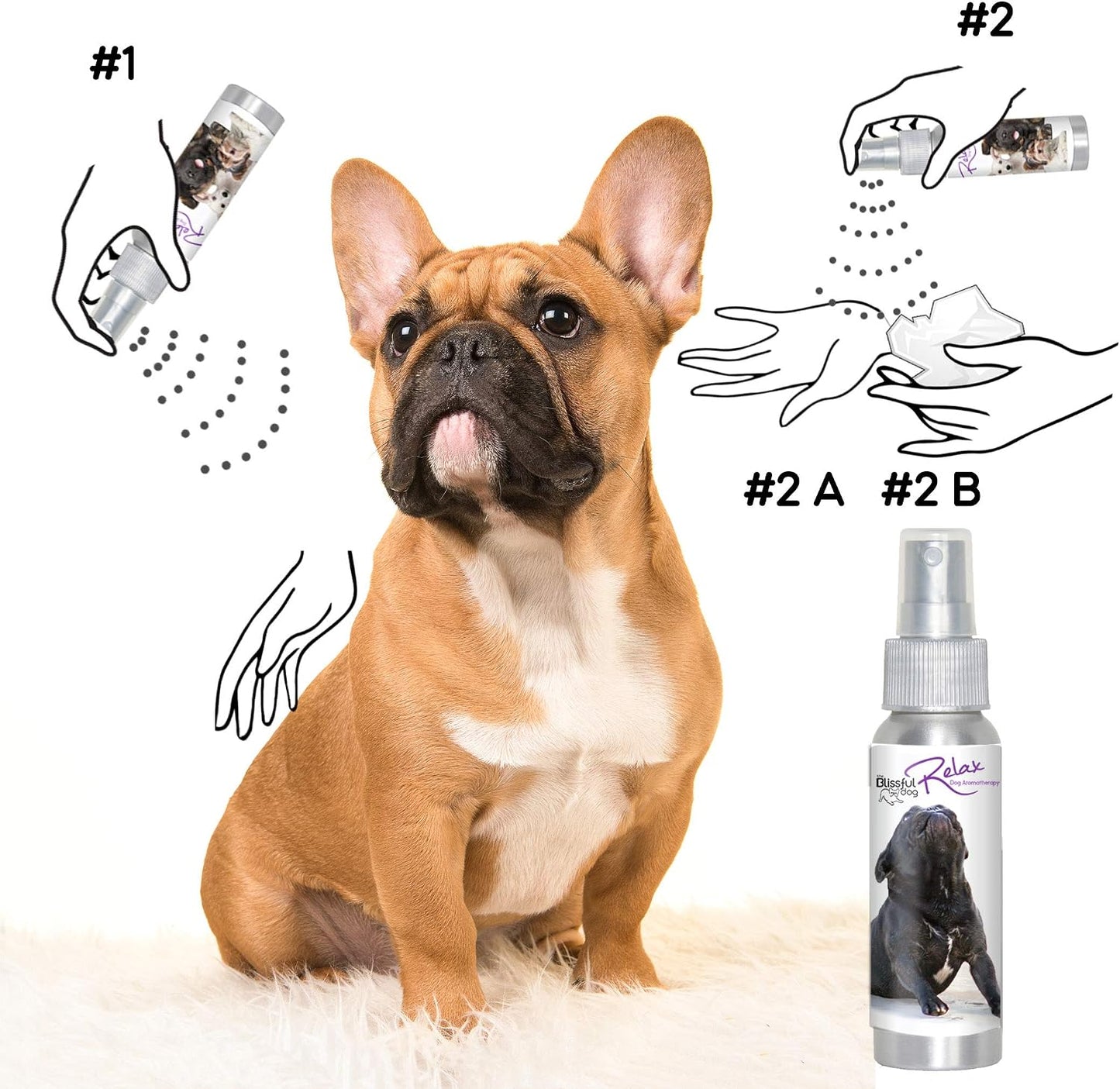 The Blissful Dog French Bulldog Relax Aromatherapy Spray - görsel 4
