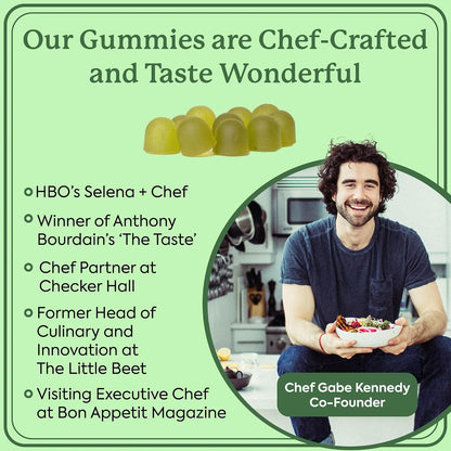 WonderGreens Kids Super Veggie Gummies - Sugar-Free Greens Gummies with Probiotics - Green Apple Flavour - 30 Count