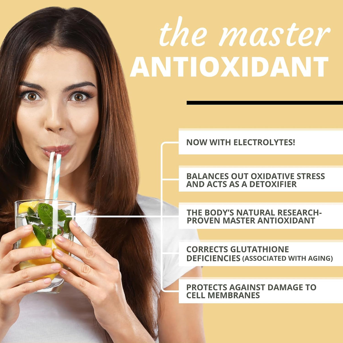 Optimal Health Systems Essential Glutathione – Master Antioxidant with Vitamin C & Electrolytes – Tri-peptide Glutathione Supplement – 20 Wafers - görsel 3