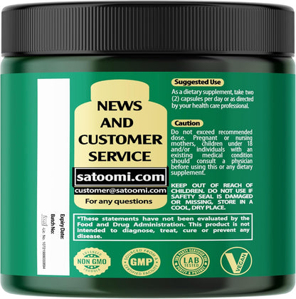 Satoomi NAD Supplement with Liposomal Nicotinamide Riboside 900 mg, Resveratrol, Quercetin – 90 Capsules