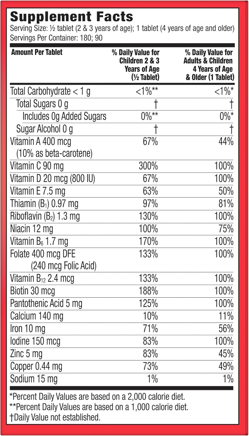 Flintstones Vitamins Complete Multivitamin Chewable Tablets, 90 Tablets - görsel 2
