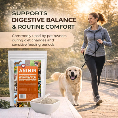 Earth's Living Animin Calcium Bentonite Clay for Pets