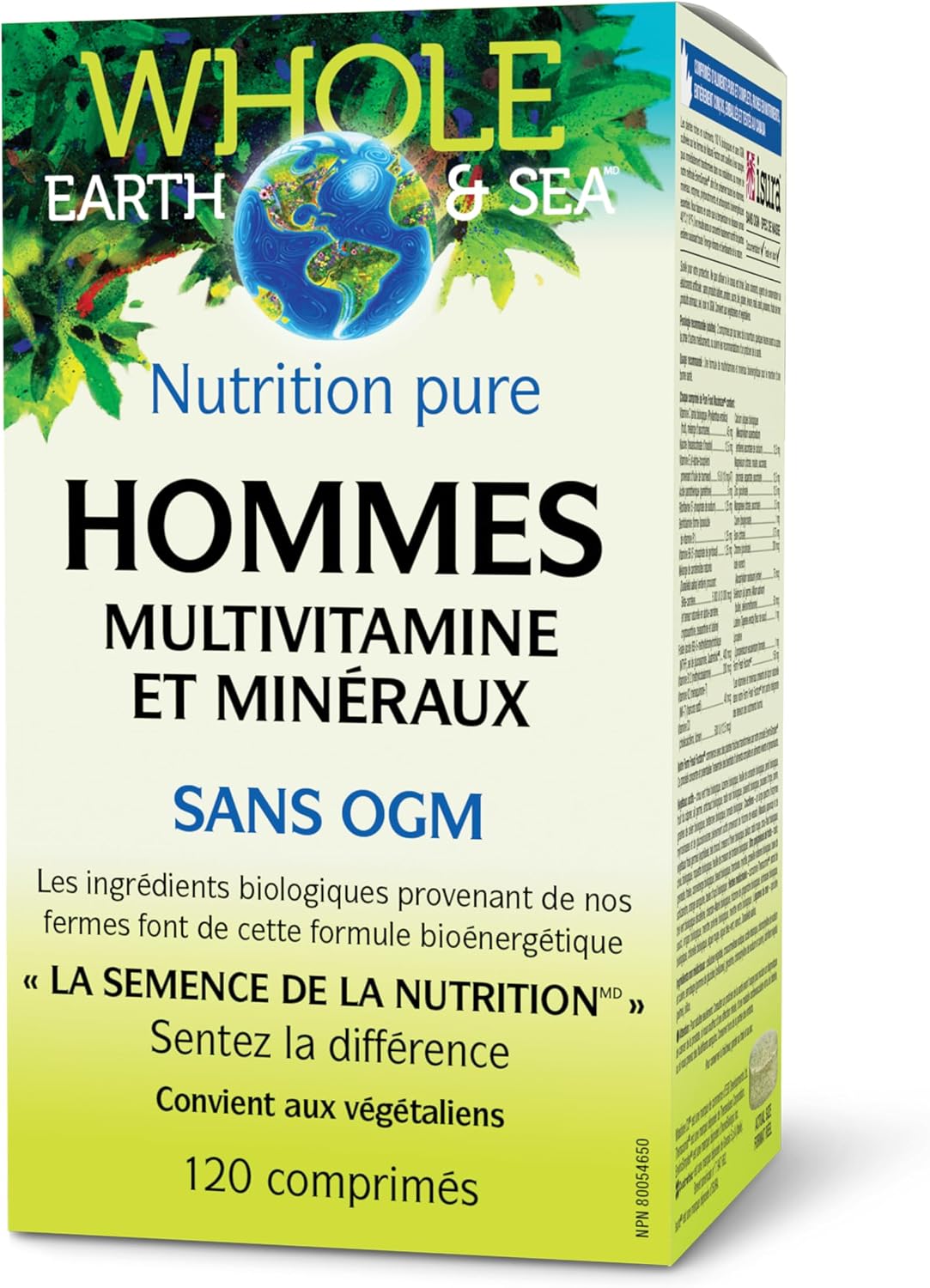 Natural Factors Whole Earth & Sea Men's Multivitamin and Mineral – 120 Tablets - görsel 7