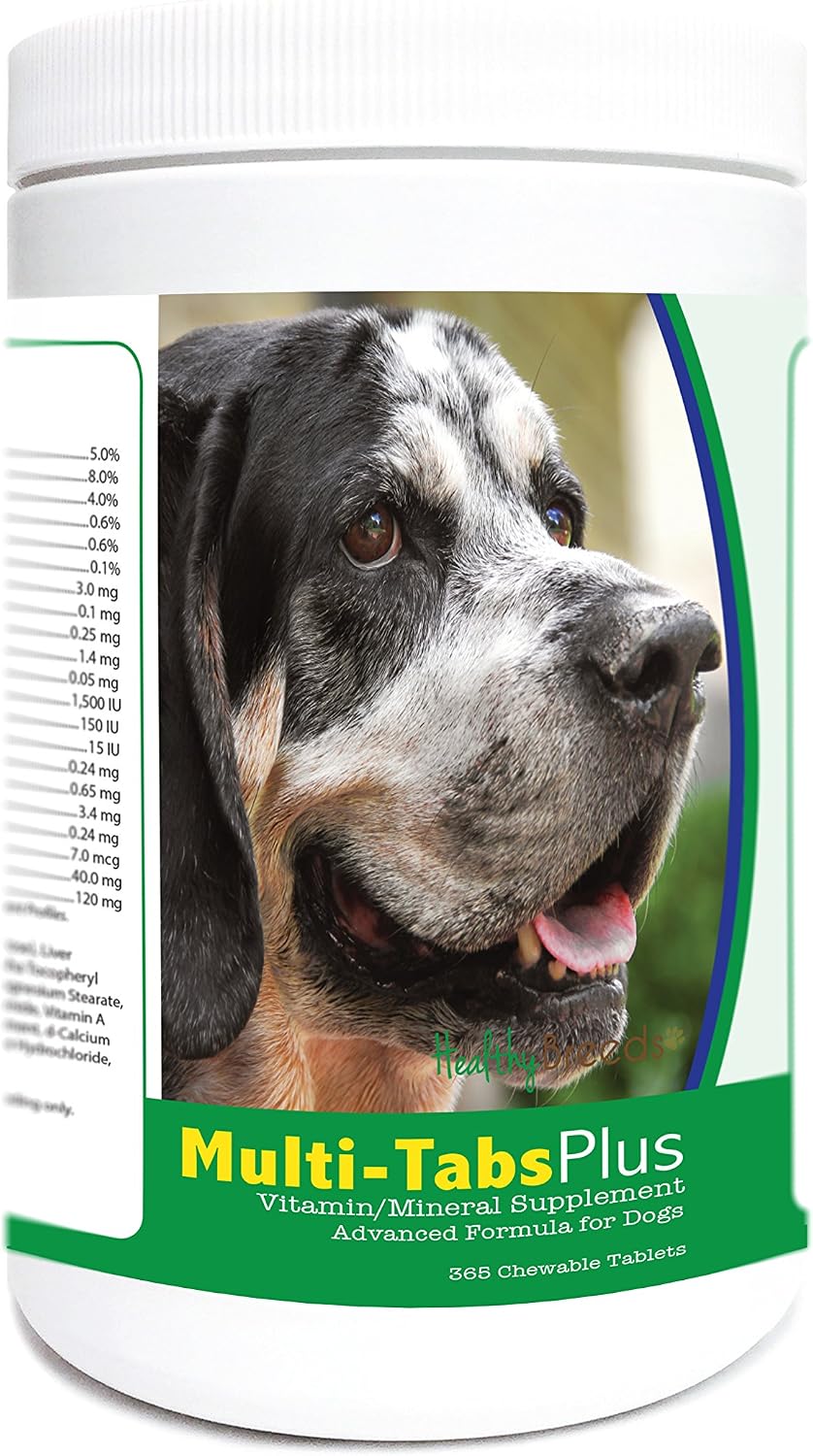 Healthy Breeds Bluetick Coonhound Multi-Tabs Plus Chewable Tablets 365 Count - görsel 1