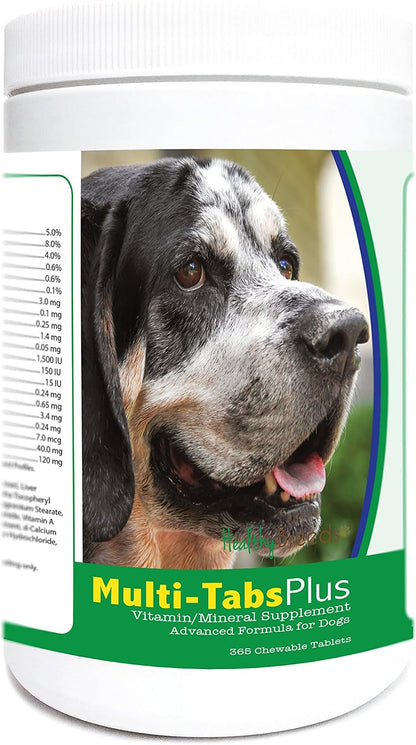Healthy Breeds Bluetick Coonhound Multi-Tabs Plus Chewable Tablets 365 Count
