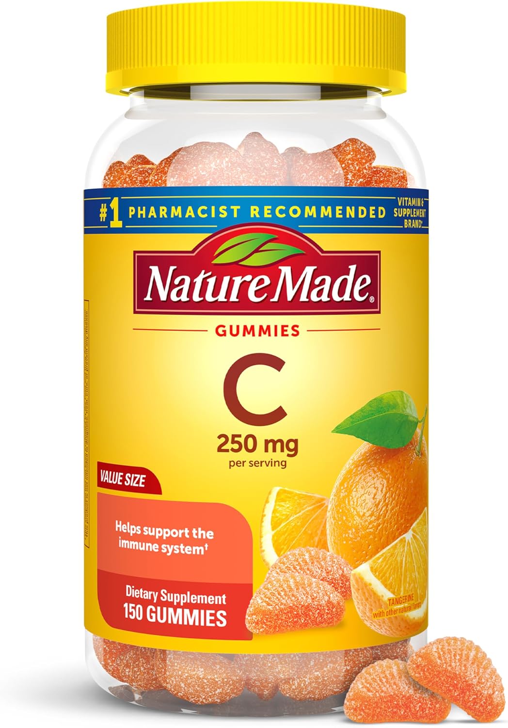 Nature Made Vitamin C Gummies – 250 mg per Serving, 80 Count (40-Day Supply) - görsel 10