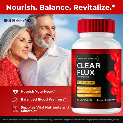 Clear Flux Supplement – Premium Support for Stable Levels & Healthy Circulation (60 Capsules)