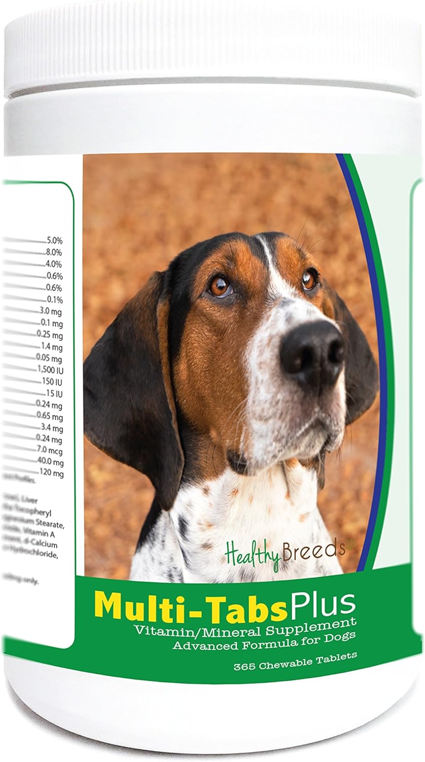 Healthy Breeds Treeing Walker Coonhound Multi-Tabs Plus Chewable Tablets (365 Tablets) - görsel 1