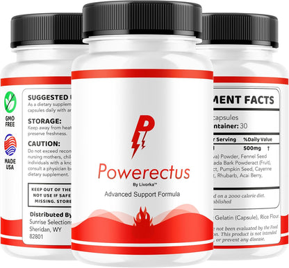 Powerectus – Men's Supplement, 300 Capsules (5-Month Pack)
