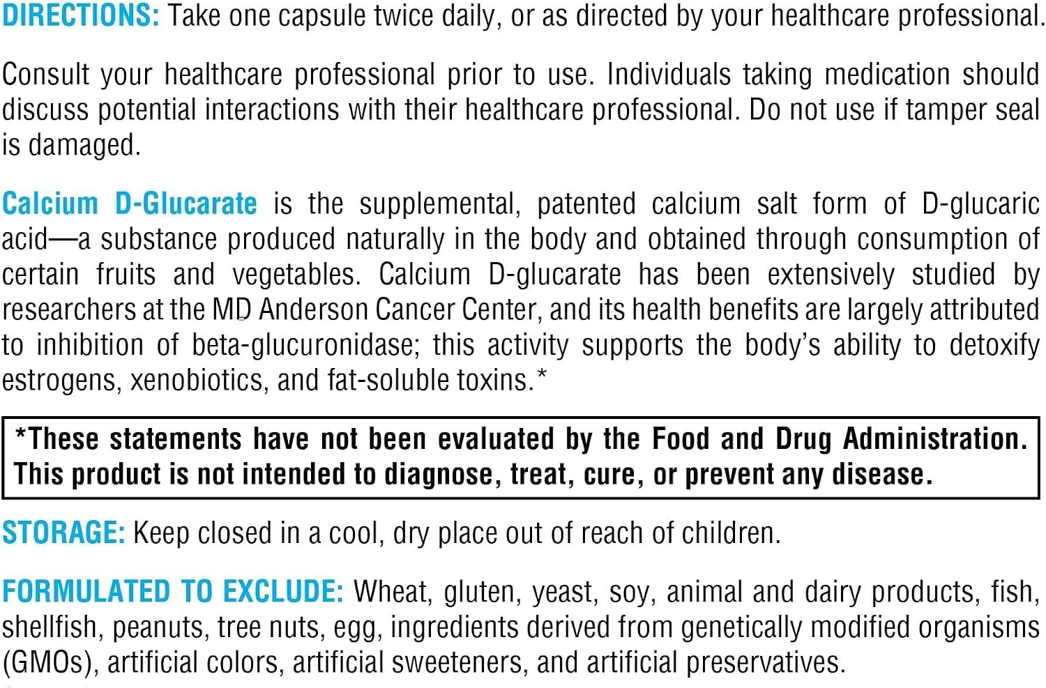 XYMOGEN Calcium D-Glucarate – 90 Capsules – Endocrine & Detox Support - görsel 6