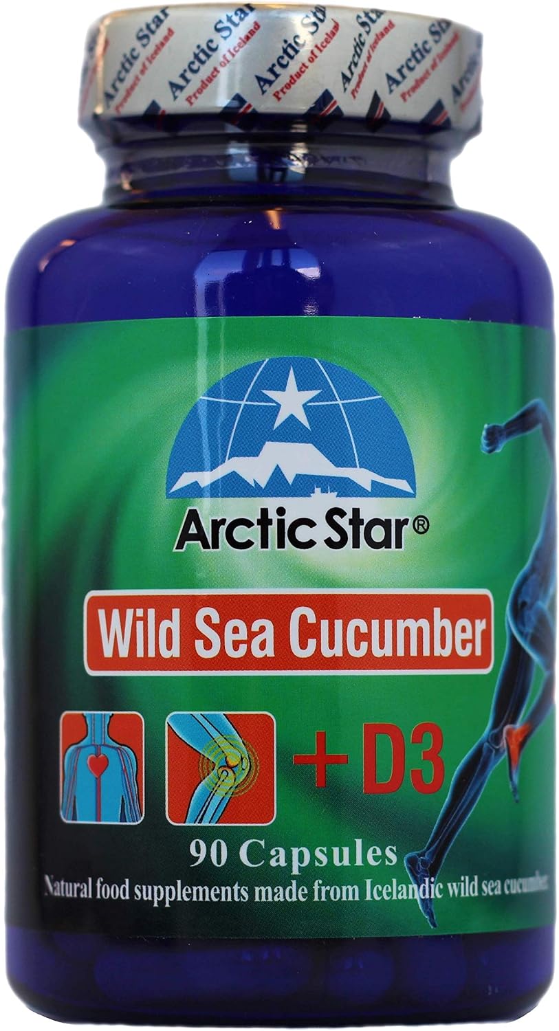 Arctic Star - Sea Cucumber with Vitamin D3 Capsules, 90 Count - görsel 1