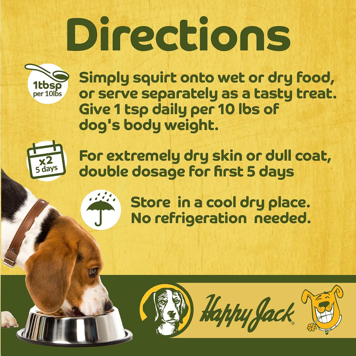 Happy Jack Tonekote Dog Skin & Coat Supplement, Oil for Dogs with Essential Fatty Acids & Vitamins for Itch Relief, Hot Spots, Dull Coat, Dry Skin, Excessive Shedding, 473 ml - görsel 5