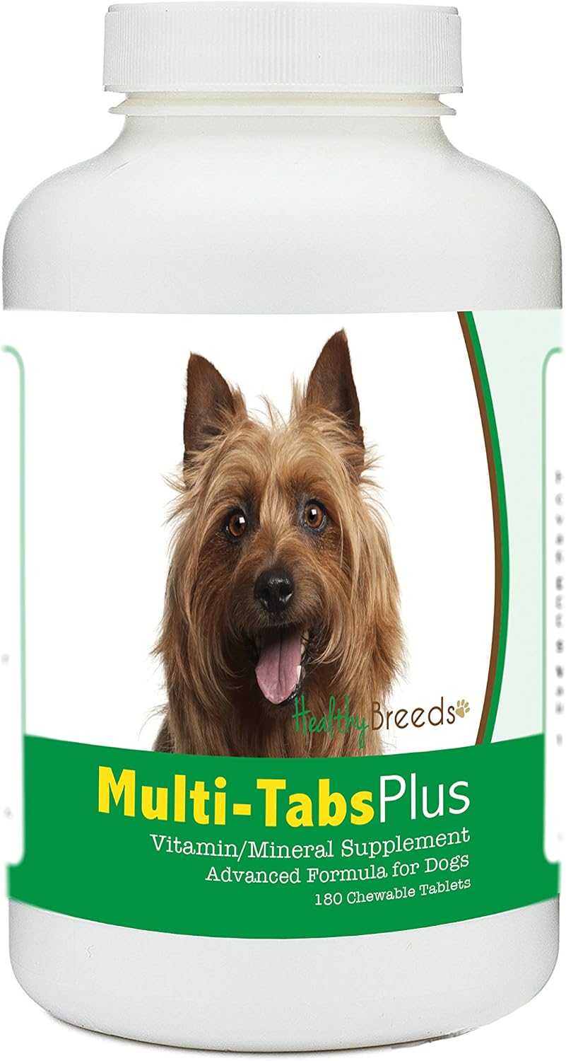 Healthy Breeds Australian Terrier Multi-Tabs Plus Chewable Tablets - 180 Count - görsel 1