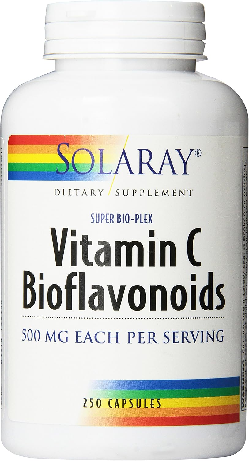 Solaray C Super Bio-Plex Vitamin C Food Supplement, 250 Count - görsel 1