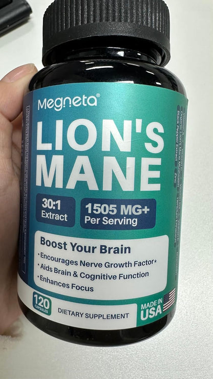 Lion's Mane Extract with Black Pepper – 120 Capsules